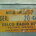 61-62 Wonderbar Rear Sticker